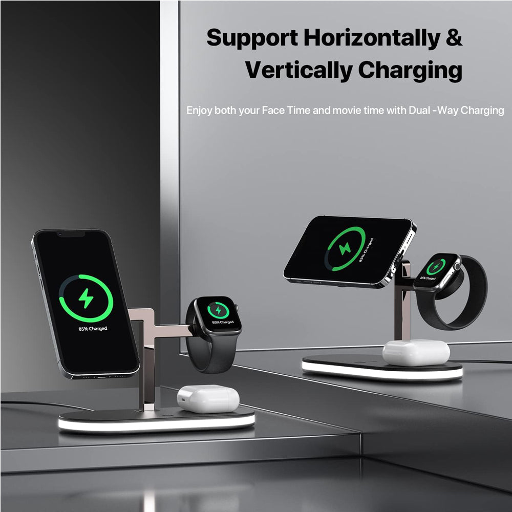 VELTRION™ 4-in-1 Magnetic Charging Station.