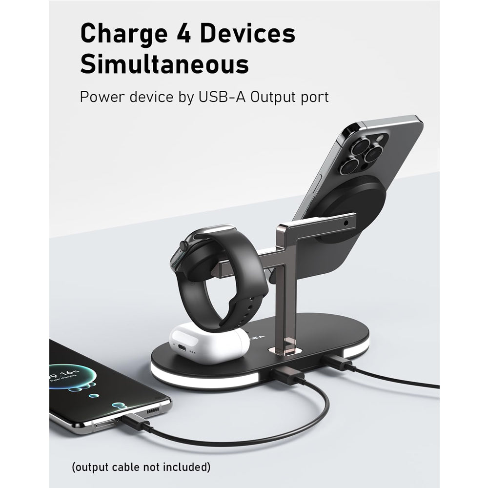 VELTRION™ 4-in-1 Magnetic Charging Station.
