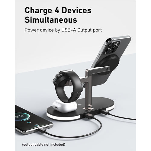 VELTRION™ 4-in-1 Magnetic Charging Station.